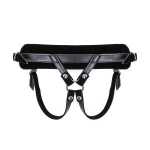 Harness with Black Dildo Size L