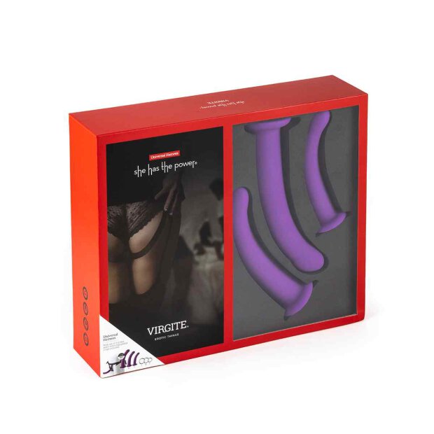 Harness with Purple Dildos Sizes S/M/L