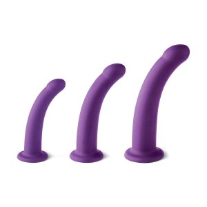 Dildos Set S/M/L Purple for Uiversal Harness