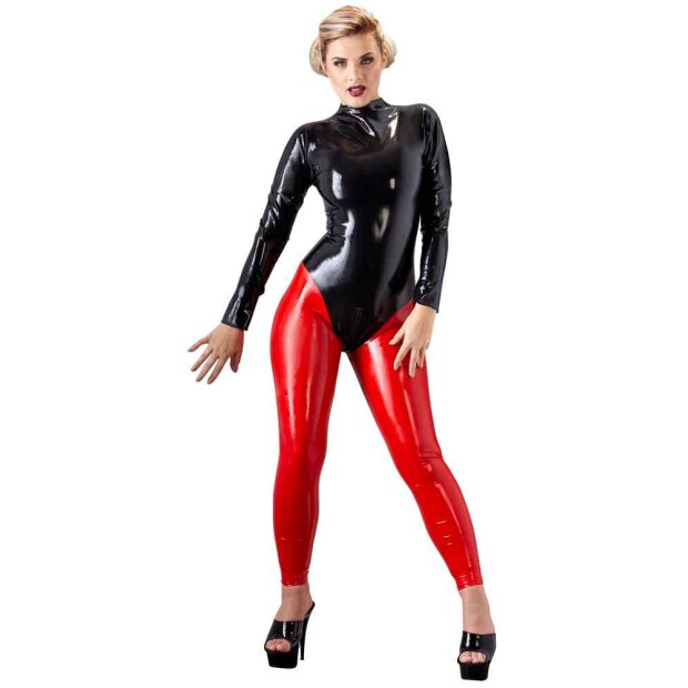 Latex Body schwarz S - 2XL
