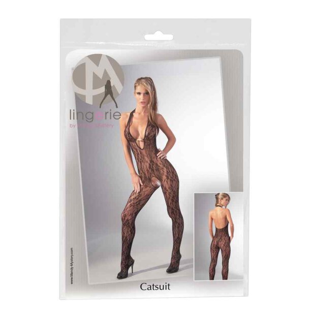 Catsuit schwarz S/M - L/XL