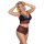 BH und Slip schwarz/rot XL - 4XL