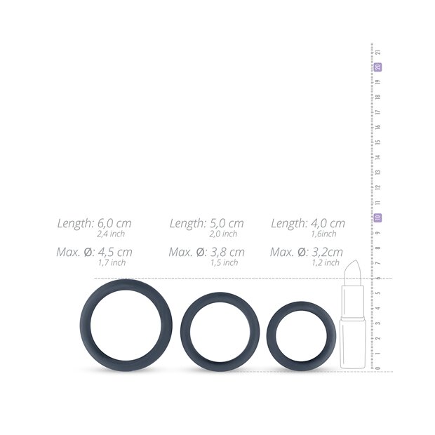 Boners 3 Ring kit (flat rings)