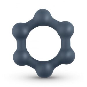 Boners Hexagon Cockring With Steel Balls