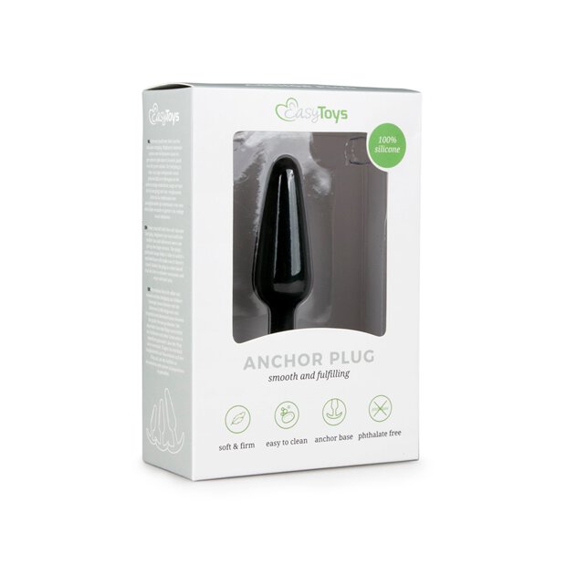 Butt Plug Black M 2,6 cm