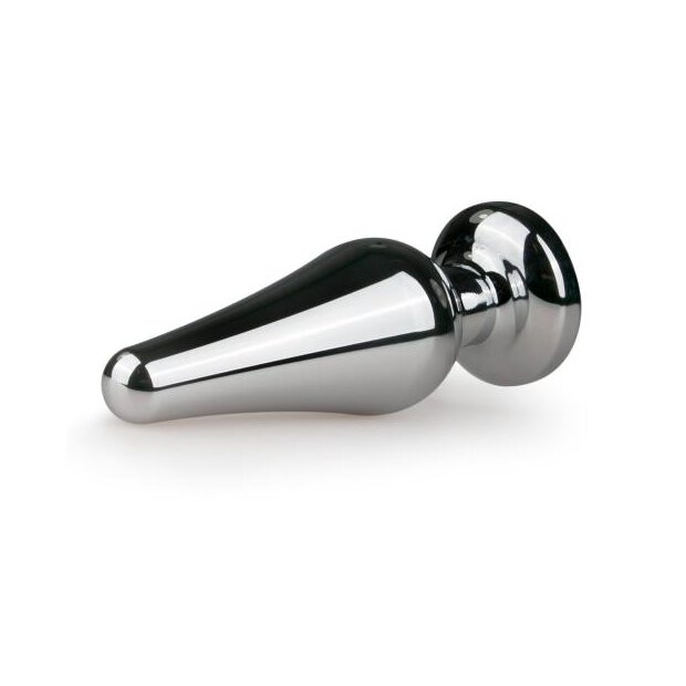 Metal Butt Plug No. 11 Silver/Pink