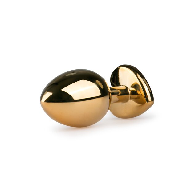 Metal Butt Plug No. 7 Gold/Pink 3,2 cm