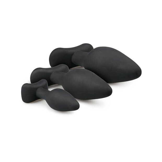 Black Silicone Buttplug Set