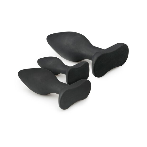 Black Silicone Buttplug Set