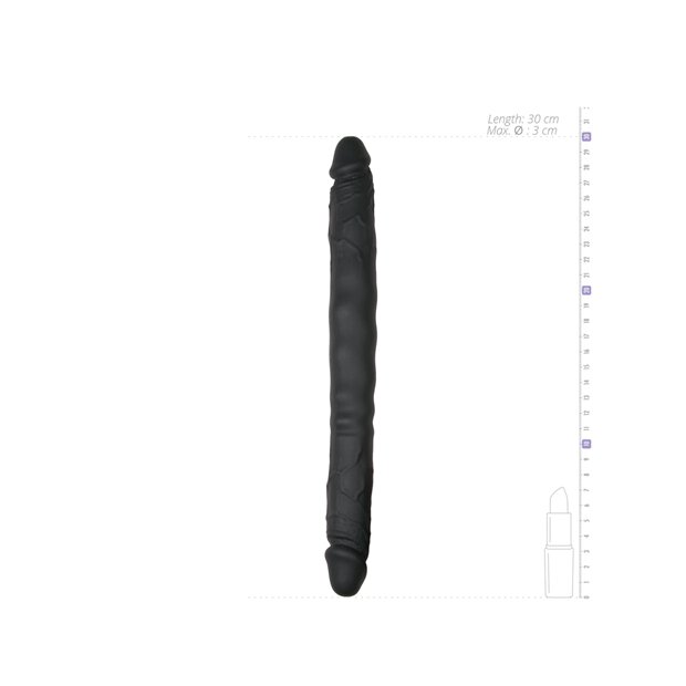 Silicone Double Ended Dildo Black