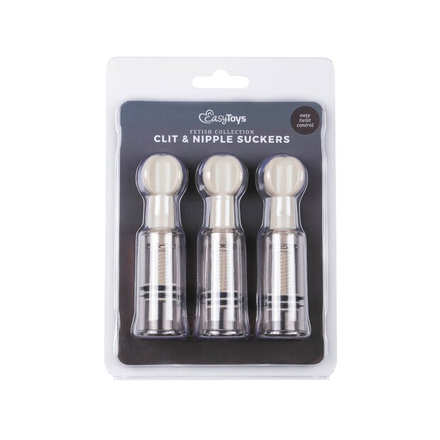 Nipple & Clit Suckers 3pcs