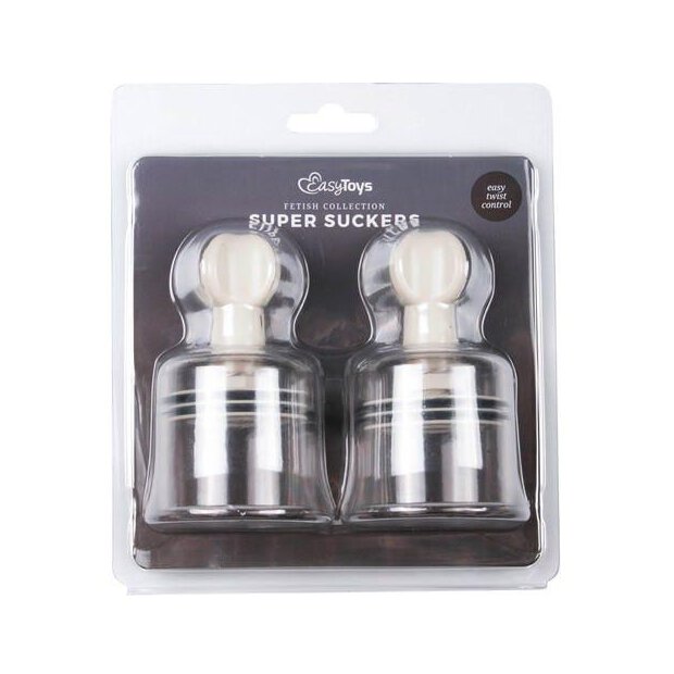 Nipple & Clit Suckers Large 2 pcs