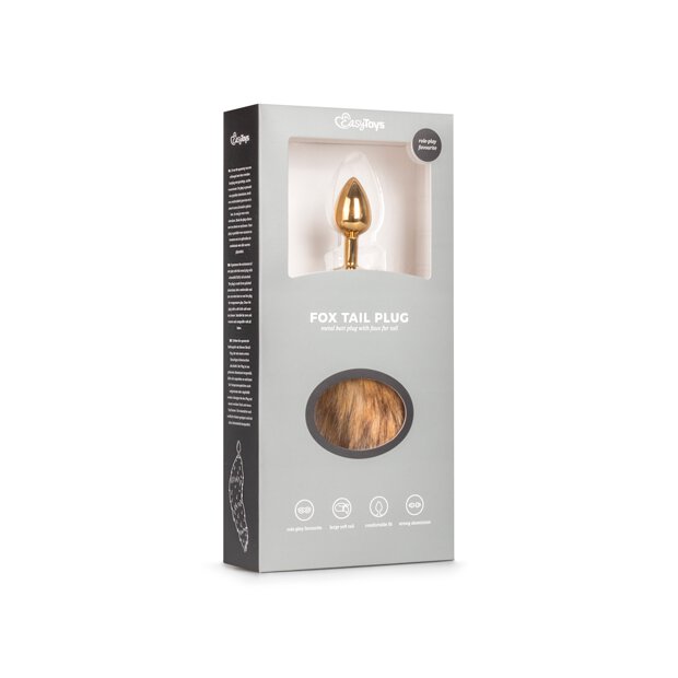 Fox Tail Plug No. 1 Gold 2,7 cm