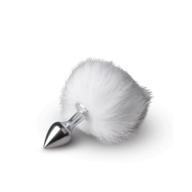 Bunny Tail Plug No. 1 Silver/White
