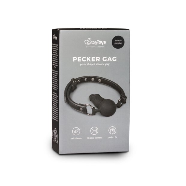 Ball Gag With Silicone Dong