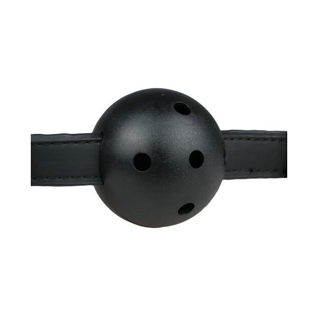 Ball Gag With PVC Ball Black