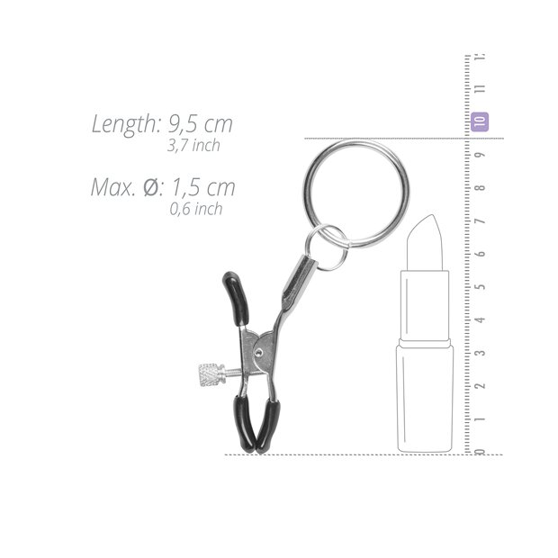 Metal Nipple Clamps With Ring