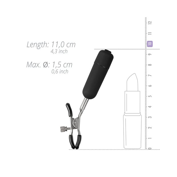 Nipple Clamps With Vibrating Bullets