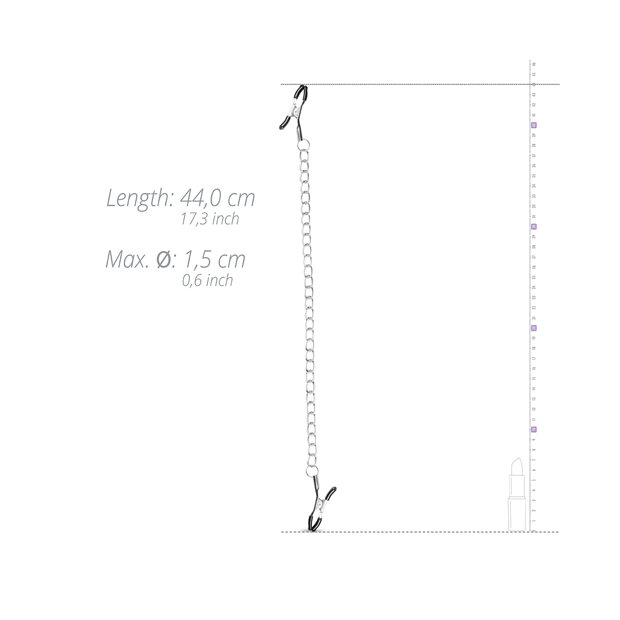 Classic Nipple Clamps With Chain