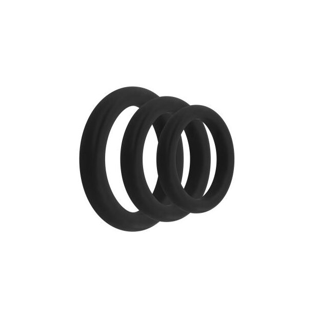 Silicone Cock Ring 3- piece set