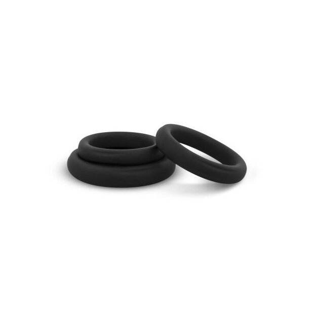 Silicone Cock Ring 3- piece set