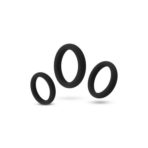 Silicone Cock Ring 3- piece set