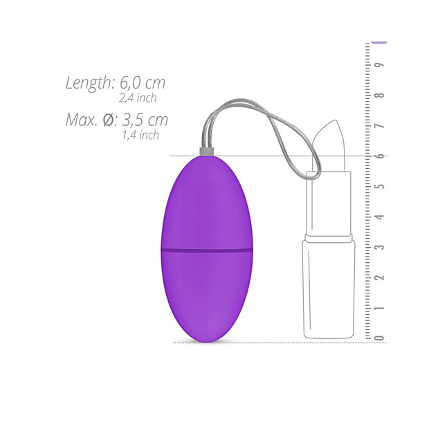 Easytoys Remote Control Vibrating Egg Purple