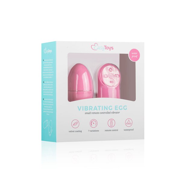 Easytoys Remote Control Vibrating Egg Pink