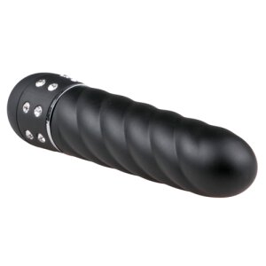 Mini Vibrator Twisted Black