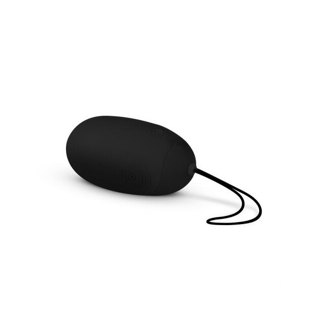 Vibrating Egg With Remote Control Black