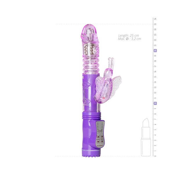 Easytoys Purple Butterfly Vibrator