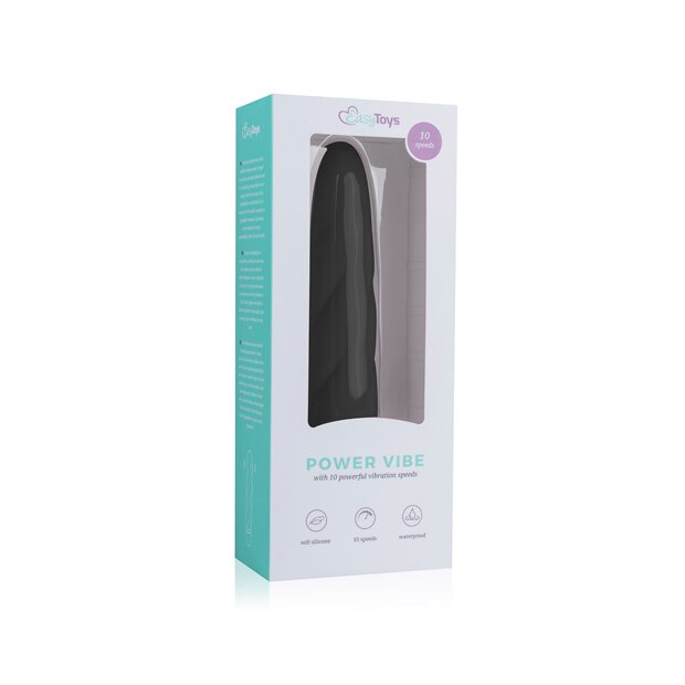 Black Silicone Vibrator