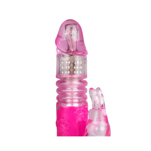 EasyToys Thrusting Rabbit Vibrator Pink