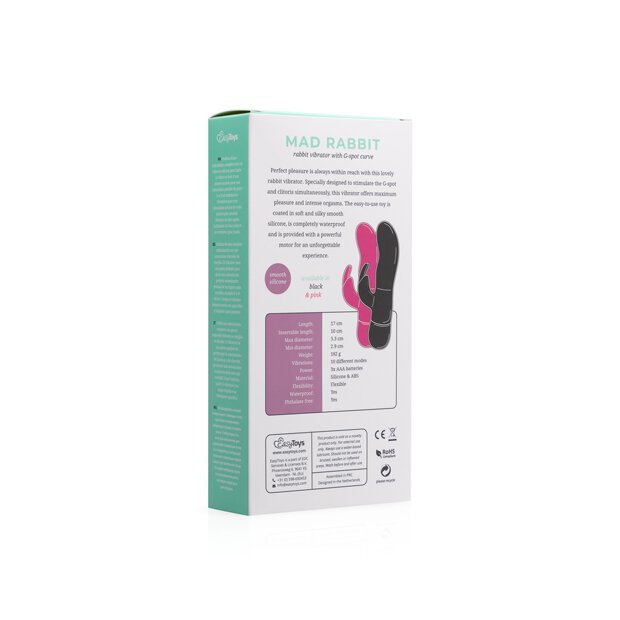 Mad Rabbit Vibrator Pink