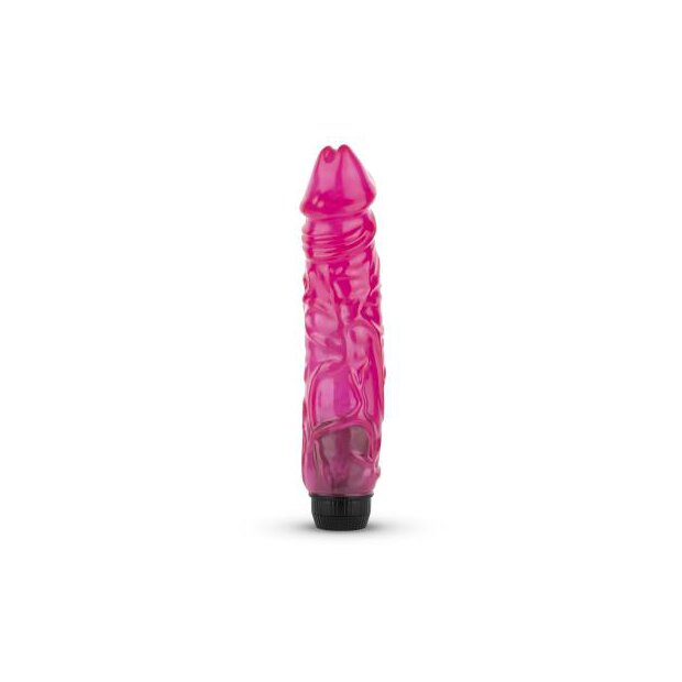 Jelly Supreme Realistic Vibrator Pink/Glitter