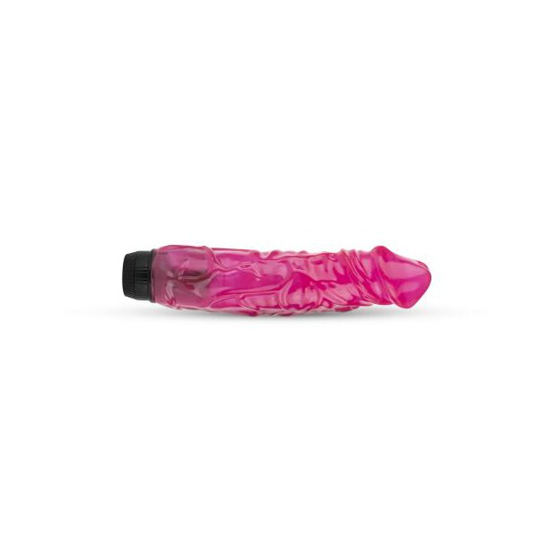 Jelly Supreme Realistic Vibrator Pink/Glitter