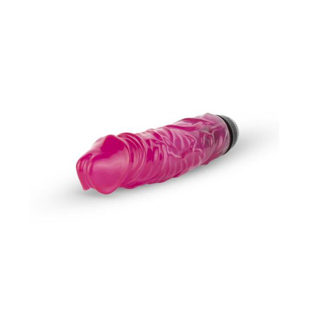 Jelly Supreme Realistic Vibrator Pink/Glitter