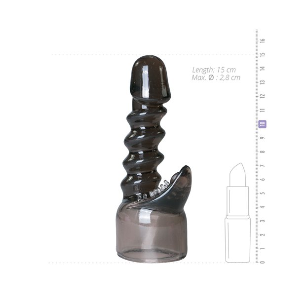 Easytoys Spiral Wand Attachment Black