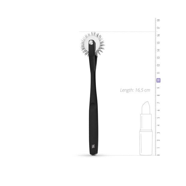 Wartenberg Wheel With 3 Wheels Black