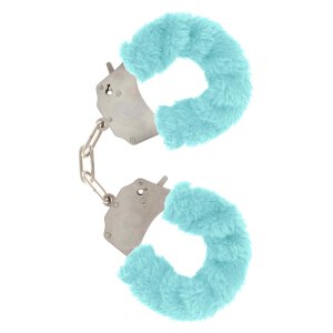 Furry Fun Cuffs Aqua
