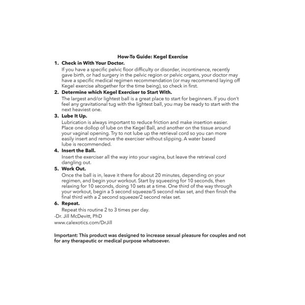 Kegel Training Set Mango