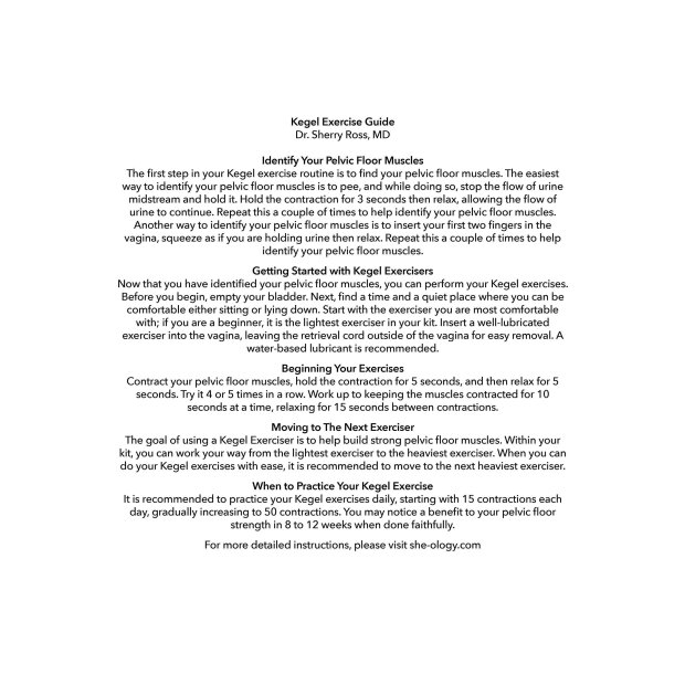 Interchangeable Kegel Set