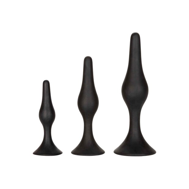 Silicone Anal Starter Kit Black