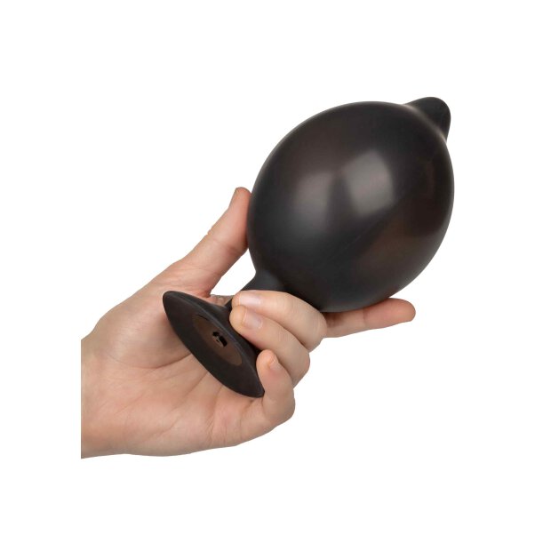 XL Silicone Inflatable Plug Black