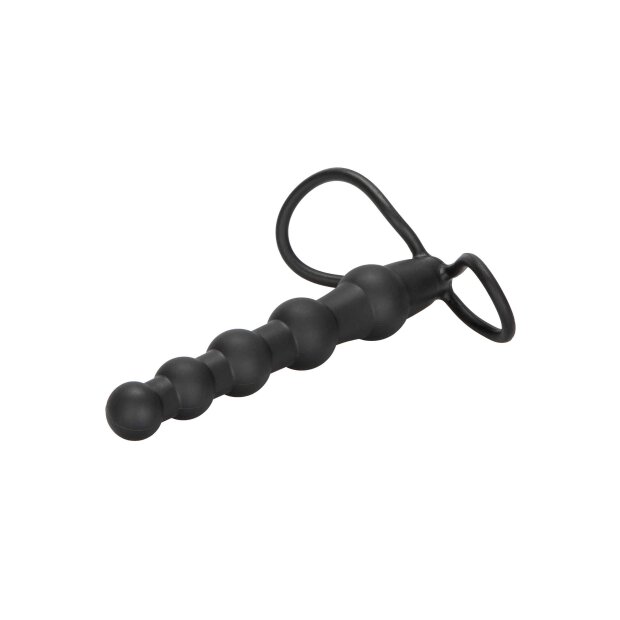 Silicone Beaded Double Rider Black