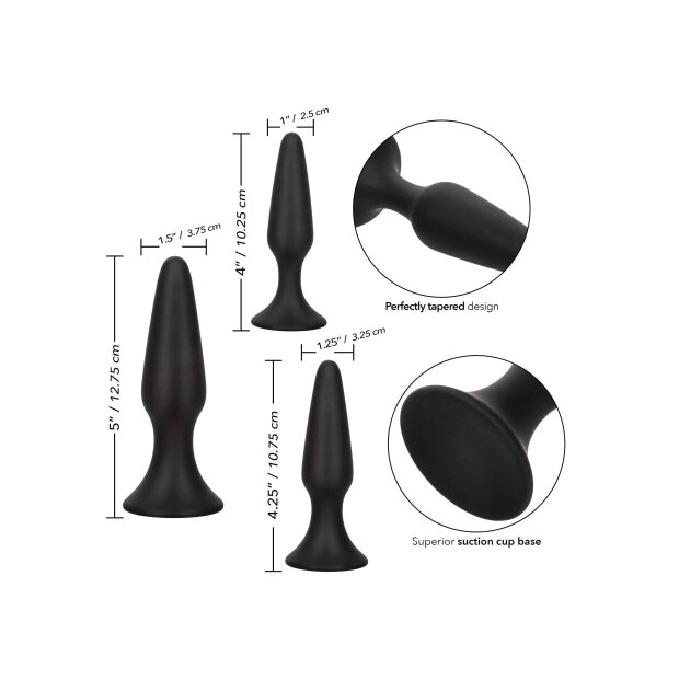 COLT Silicone Anal Trainer Kit Black