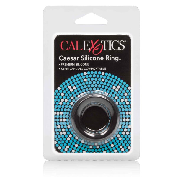 Caesar Silicone Ring Black