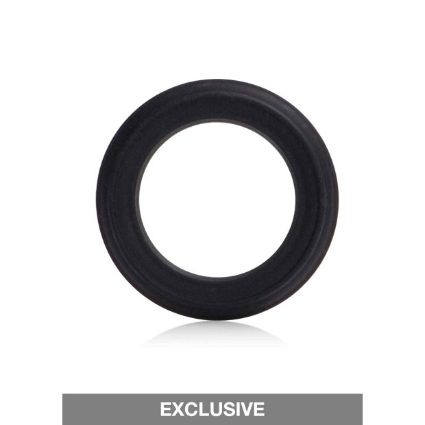 Caesar Silicone Ring Black