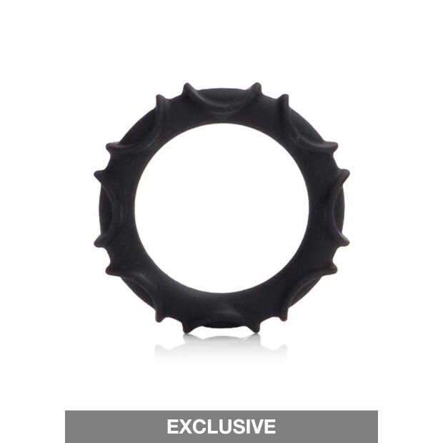 Atlas Silicone Ring Black