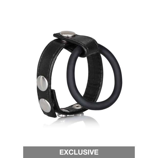 Medium Leather Ball Spreader Black